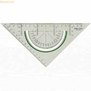 10 x Linex Geodreieck Super 22