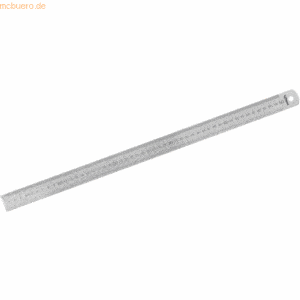 10 x Maped Lineal Metall 50cm silber im Etui