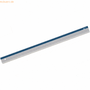 Maped Schneidelineal Linea eloxiertes Aluminium 60 cm silber/blau Blis
