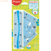 20 x Maped Zeichenset Flex Mini 4-teilig farbig sortiert Blister