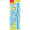20 x Maped Zeichenset Flex Maxi 4-teilig farbig sortiert Blister