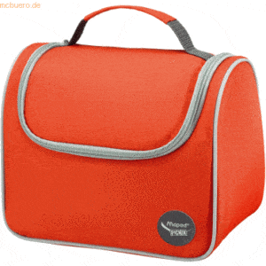 6 x Maped Lunch-Tasche isoliert Kids Origins rot 170x190x250mm