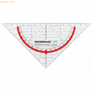 Rumold Geo-Dreieck 16cm Acryl ohne Griff