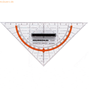 Rumold Geo-Dreieck 16cm Acryl mit abnehmbaren Griff