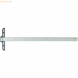 Rumold Präzisions-Zeichenschiene Stahl mit Teilung 70cm
