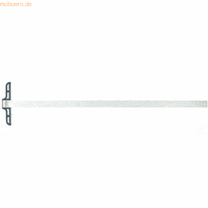 Rumold Präzisions-Zeichenschiene Stahl mit Teilung 100cm