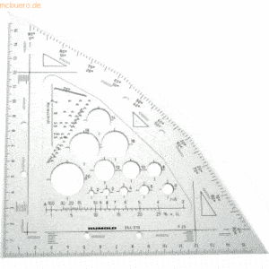 Rumold Zeichendreieck universell mit festen Winkeln u.v.m.