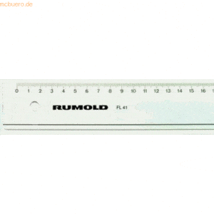 Rumold Lineal Kunststoff leicht getönt 20cm
