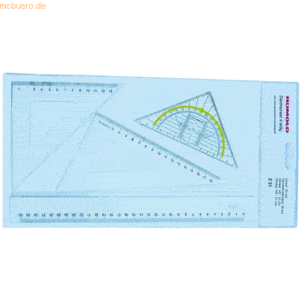 Rumold Zeichenset 4-teilig Kunststoff transparent