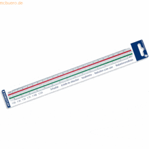 Staedtler Reduktionsmaßstab Mars Kunststoff 33cm Teilung 1:20