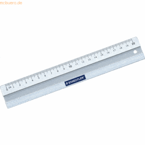 Staedtler Lineal Aluminium 20cm silber