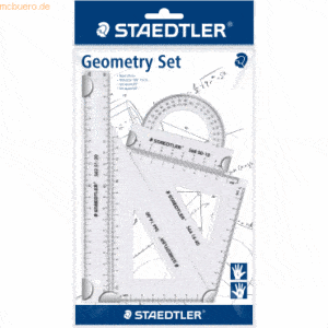 20 x Staedtler Geometrieset Kunststoff transparent