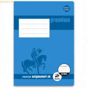 5 x Staufen Aufgabenheft Premium A6 24 Blatt perforiert