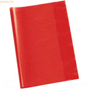 25 x Veloflex Hefthülle A4 PP rot transparent