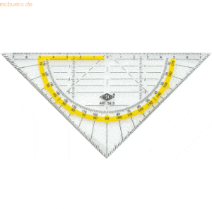 Wedo Geometrie-Dreieck 160mm transparent