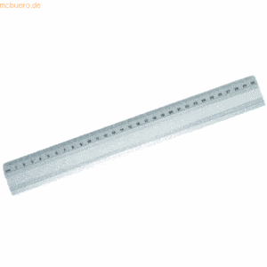 5 x Wedo Alu-Lineal 30cm silber